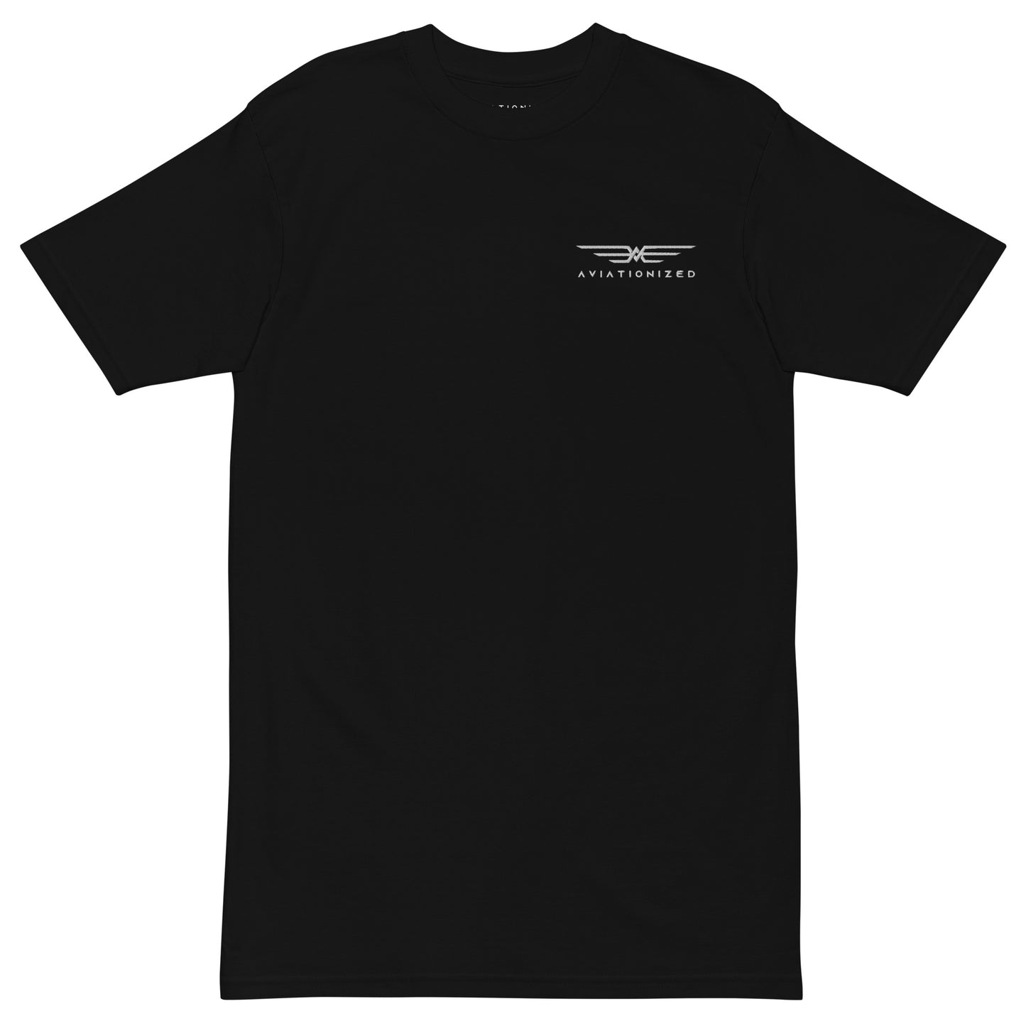 AVIATIONIZED Embroidered Heavy Cotton T-Shirt