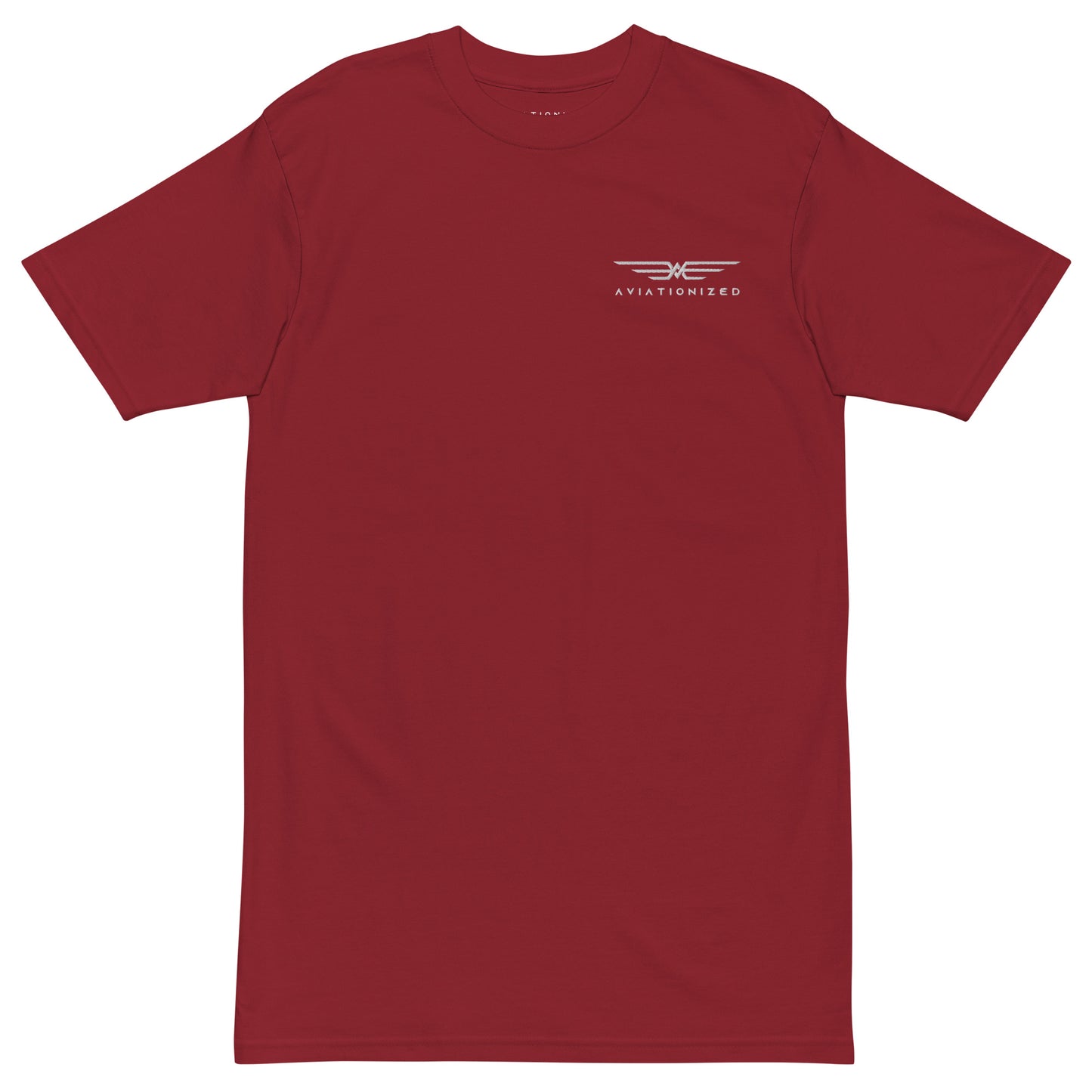 AVIATIONIZED Embroidered Heavy Cotton T-Shirt