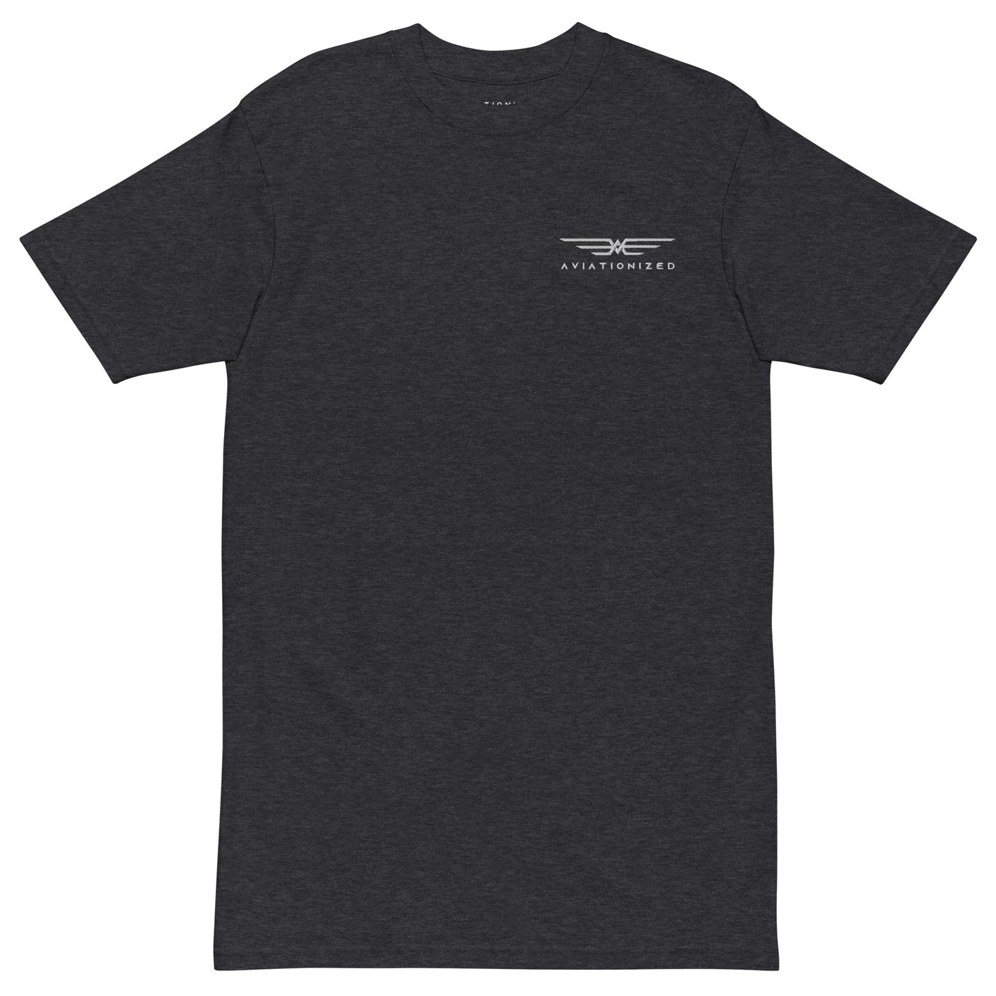 AVIATIONIZED Embroidered Heavy Cotton T-Shirt