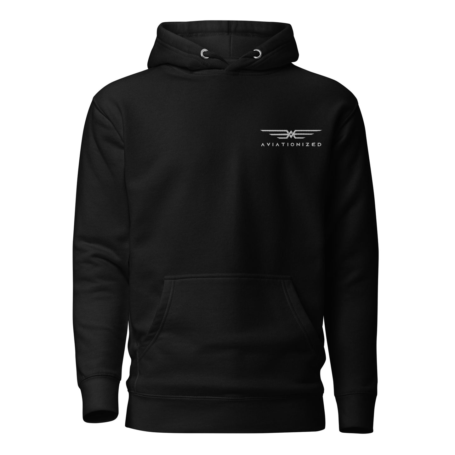 AVIATIONIZED Embroidered Logo Hoodie