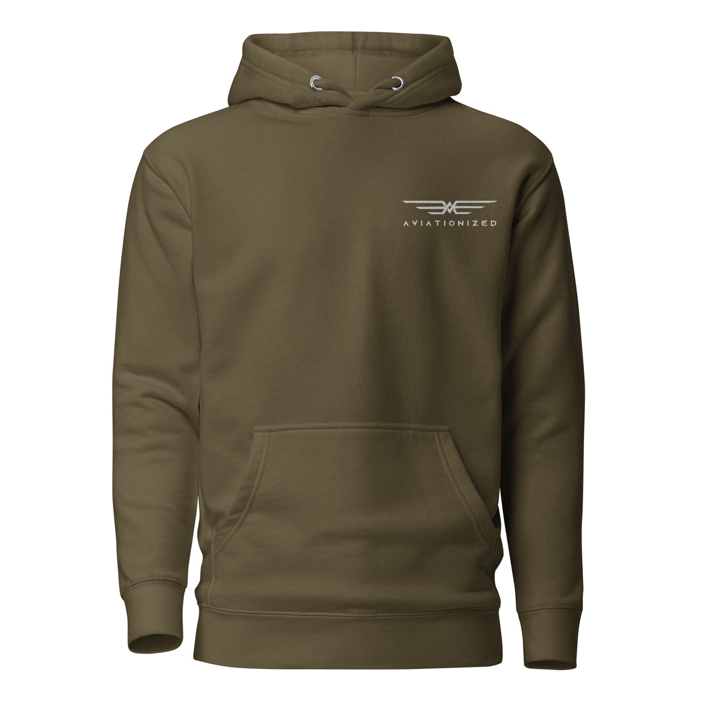 AVIATIONIZED Embroidered Logo Hoodie